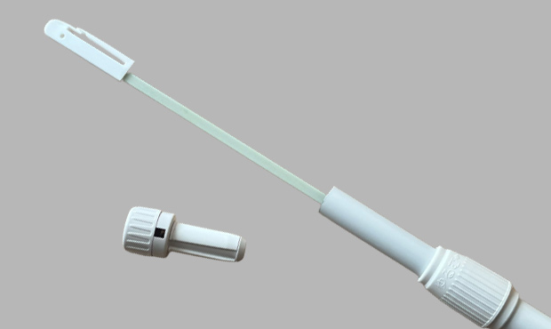 2段伸縮式 2.4mポール（白・黒）：横棒